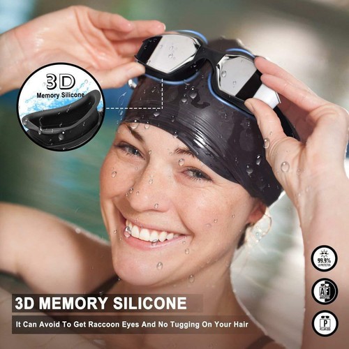 Swimming Goggles UV Protection Non-Fogging Adult - photo 2