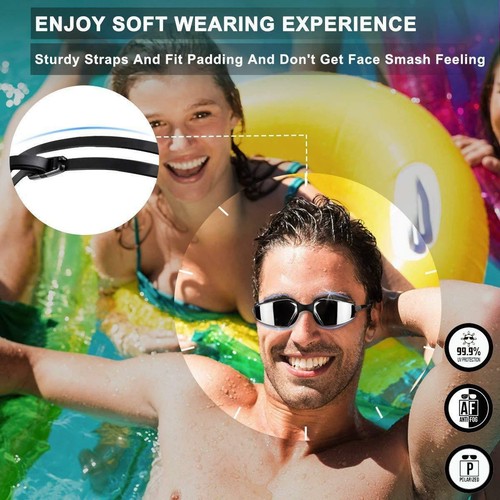 Swimming Goggles UV Protection Non-Fogging Adult - photo 5