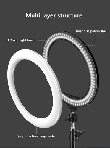 12 inch LED Selfie Ring Light with Phone Holder - photo 2