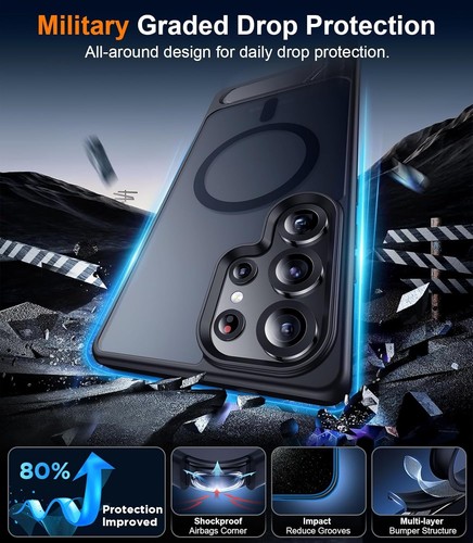 Magnetic Case for Samsung Galaxy S25 Ultra with Stand - photo 4