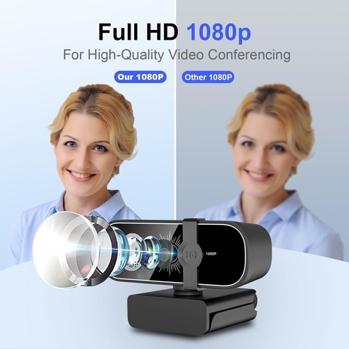 C28 1080P Webcam with Privacy Cover and Tripod Stand - photo 2