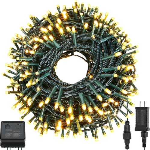 Waterproof 300 LED Outdoor String Lights, 115Ft