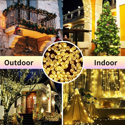 Waterproof 300 LED Outdoor String Lights, 115Ft - photo 4