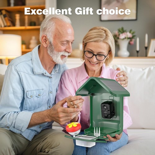 Smart Bird Feeder Camera 2K HD Solar Powered - photo 2