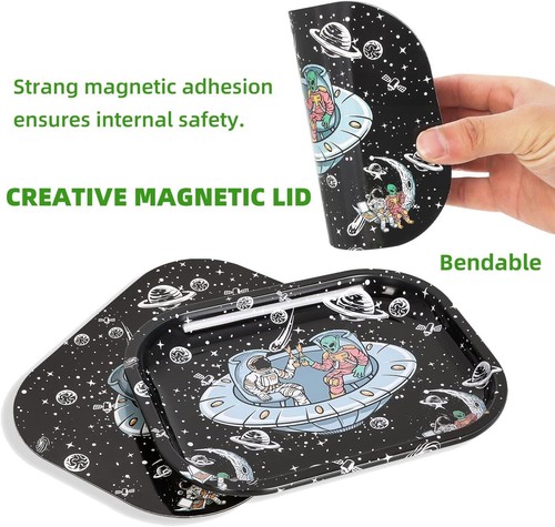 Metal Tray with Soft Magnetic Lid 7"x5.5" - photo 4