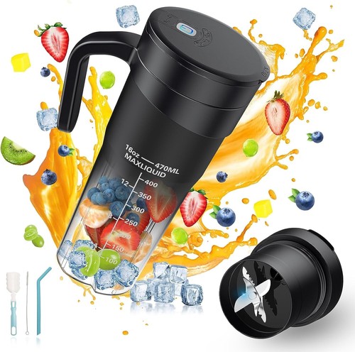 Portable Blender for Shakes and Smoothies, 16 Oz