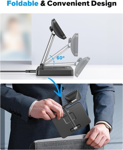 DUMTERR 3-in-1 Foldable Wireless Charging Station for Apple - photo 4