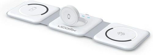 3 in 1 Wireless Charging Station Magnetic Foldable Fast Charger