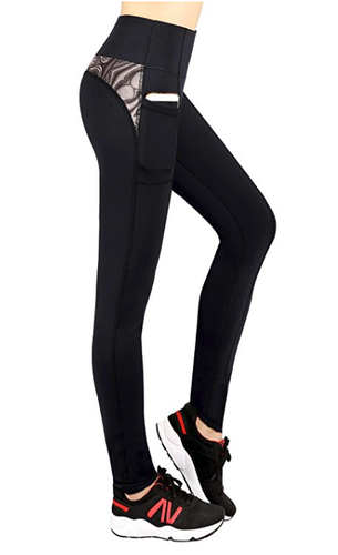 Womens Capri Leggings with Pockets Yoga Pants
