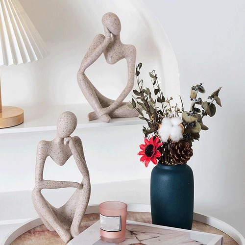 The Thinker Statue, Modern Home Decor Accents - photo 3