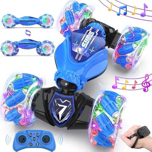 Gesture Sensing RC Stunt Car - 360° Rotating 4WD Toy