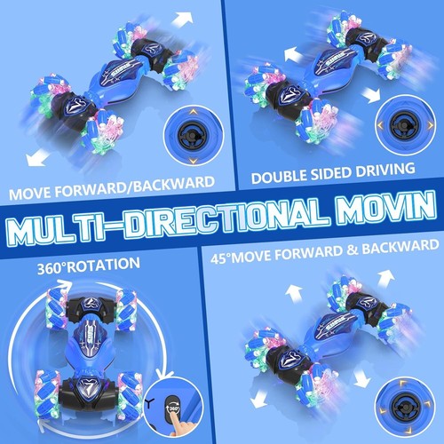 Gesture Sensing RC Stunt Car - 360° Rotating 4WD Toy - photo 4