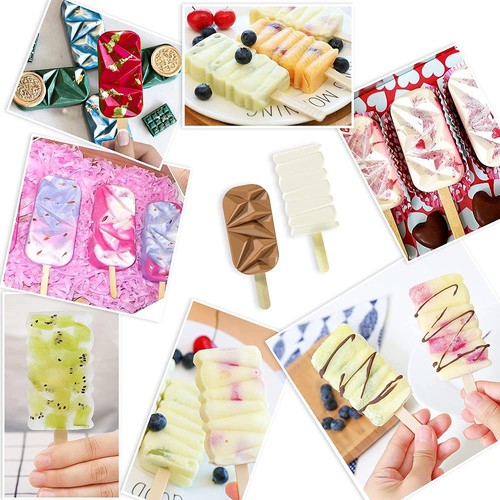 Ice Popsicle Molds Set: Diamond & Cakesicle Silicone Trays - photo 2