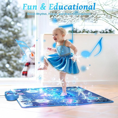 Dance Mat, Ice and Snow 6-Button Princess Dance Mat - photo 2
