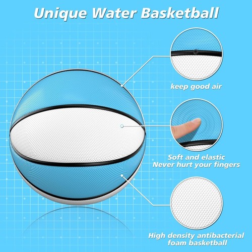 2 Pack Pool Basketball - 7inch, Waterproof Ball - photo 5