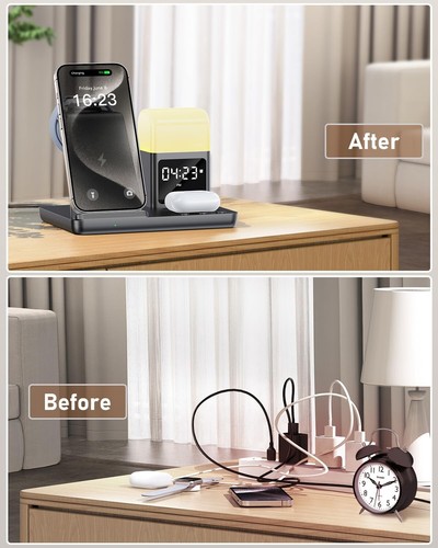 6-in-1 Wireless Charging Station for Apple Devices - photo 3