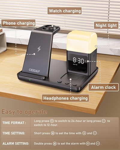 6-in-1 Wireless Charging Station for Apple Devices - photo 5