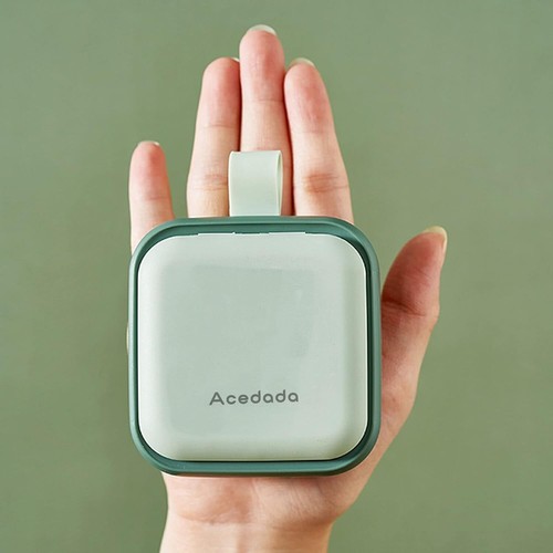 Small Pill Case, Cute Pill Box Travel Daily Pill Organizer - photo 2