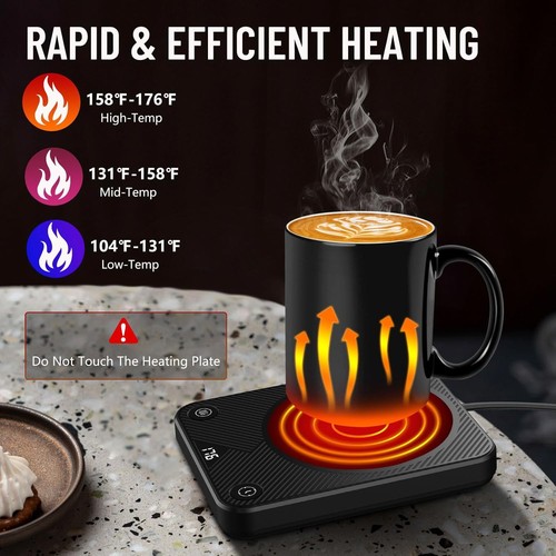 Mug Warmer with 3 Temperature Settings and Auto Shut Off - photo 3