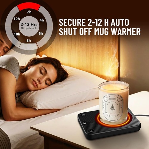Mug Warmer with 3 Temperature Settings and Auto Shut Off - photo 4