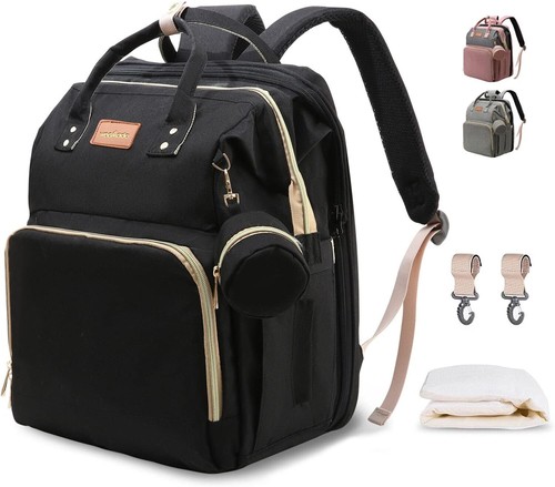 Multi Function Baby Diaper Bag Backpack with Changing Station