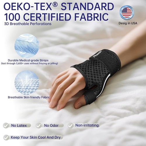Thumb Wrist Brace | Upgraded Thumb Spica Splint Stabilizer - photo 2