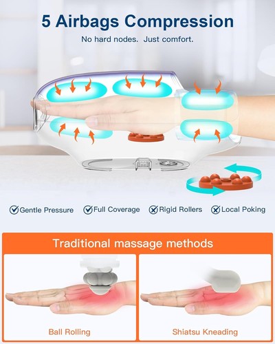 Hand Massager with Heat and Compression - photo 2