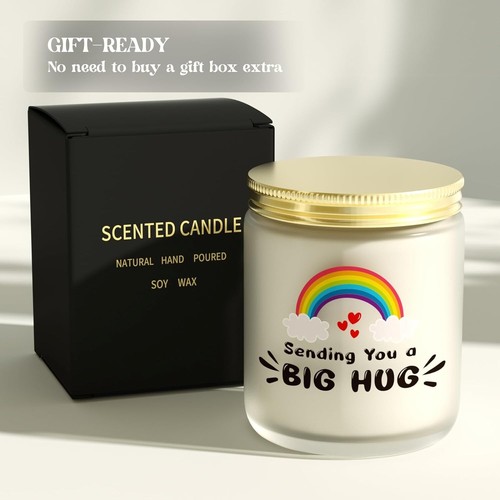 Lavender Scented Candle - 'Sending You A Big Hug' Gift - photo 3