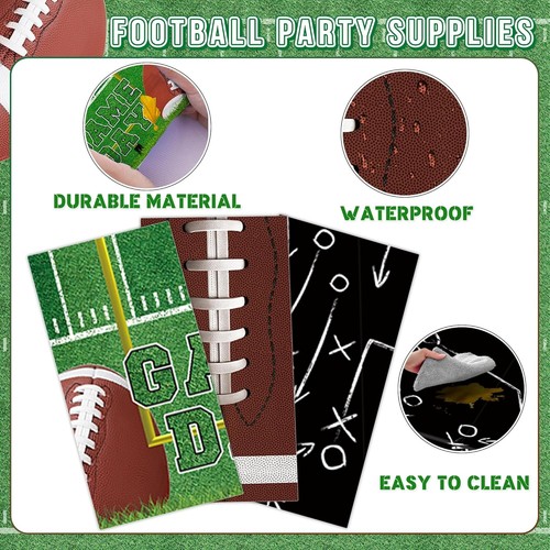 Football Party Supplies Decor Kit for 24 Guests - photo 4