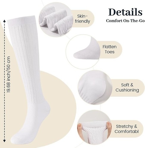 Pleneal 3 Pairs Slouch Socks for Women - photo 4