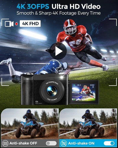 4K Digital Camera 50MP Autofocus Vlogging Camera - photo 3