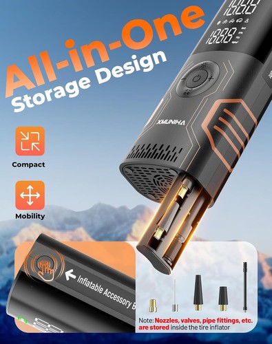 Portable Tire Inflator Air Compressor - Smart APP Control - photo 2
