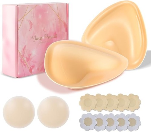 Double Sided Sticky Push Up Bra Inserts, Reusable Pads