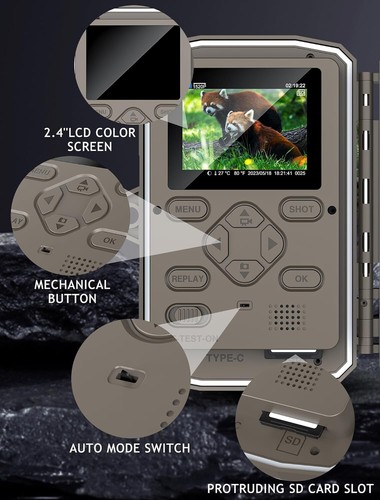 Trail Game Camera 1520P 24MP Hunting Camera Night Vision - photo 5