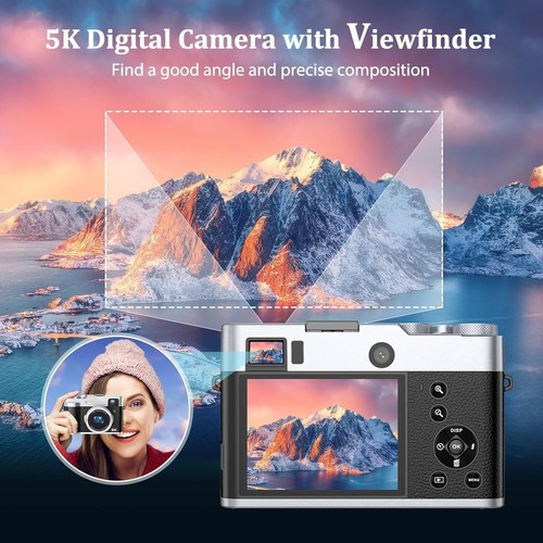 5K Digital Camera for Photography and Video 48MP 16x Zoom - photo 5