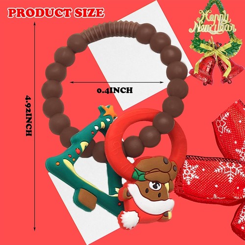 Christmas Baby Silicone Teether Tree and Bear 2-Pack - photo 2