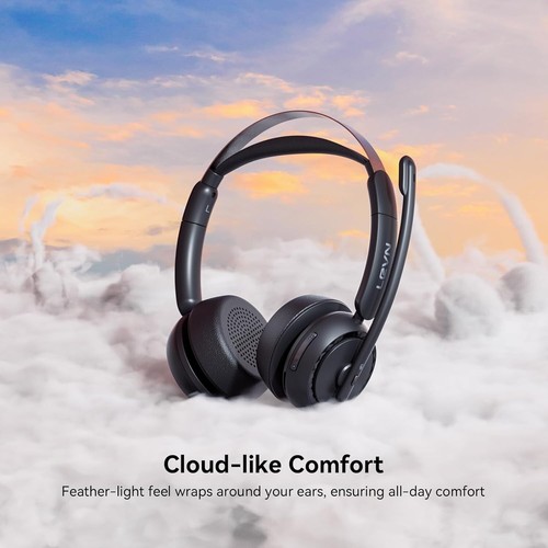 Wireless Bluetooth 5.2 Headset with AI Noise Cancelling - photo 4