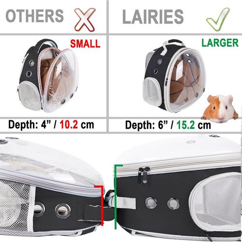 Portable Small Animal Backpack Travel Breathable Pet Carrier - photo 5