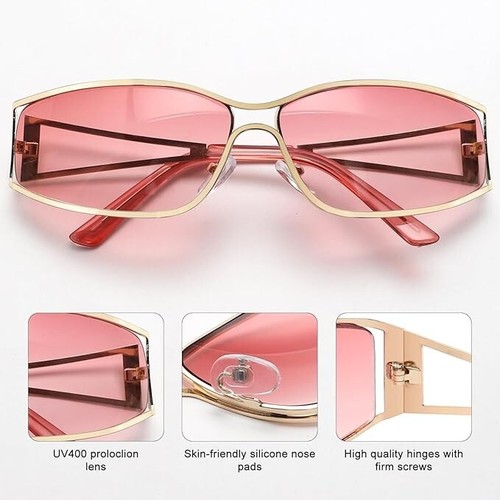 Sunglasses for Women, Fashion Metal Glasses, Trendy 2000S - photo 3
