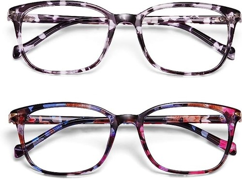 Women's Blue Light Blocking Photochromic Reading Glasses +1.25