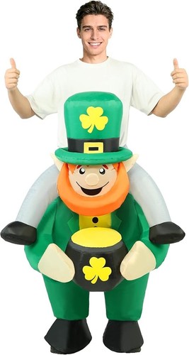 St. Patrick's Day Inflatable Leprechaun Costume - photo 2