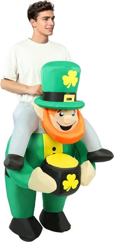 St. Patrick's Day Inflatable Leprechaun Costume - photo 3