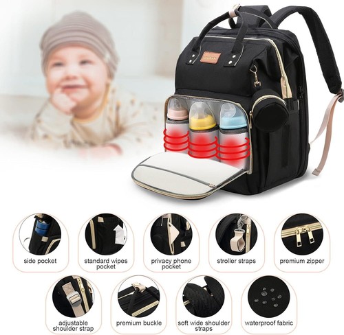 3 in 1 Baby Diaper Bag with Changing Station - photo 3