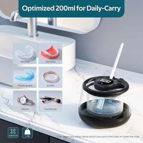 Ultrasonic Retainer Cleaner Machine - 45kHz 200ML - photo 5