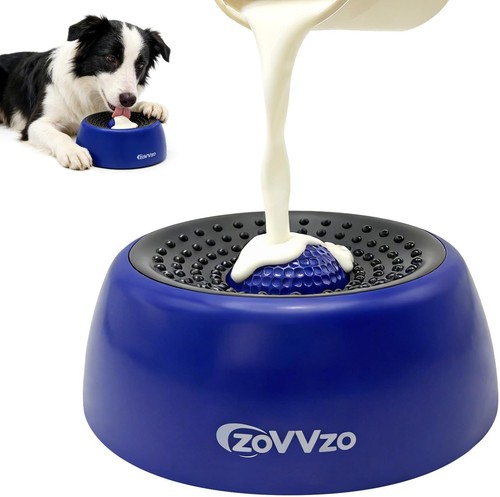Slow Feeder Cat & Dog Bowl with Rolling Ball