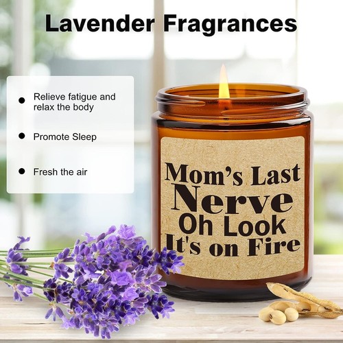Scented Candle Birthday Gifts, Lavender Soy Candles Gifts For He - photo 3