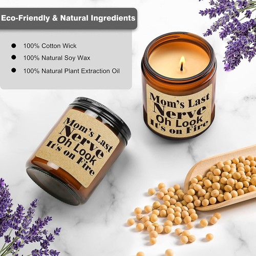 Scented Candle Birthday Gifts, Lavender Soy Candles Gifts For He - photo 5
