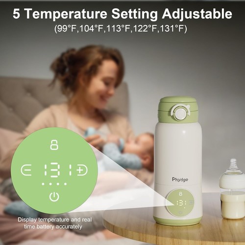Portable Bottle Warmer for Travel, 15oz Capacity - photo 4
