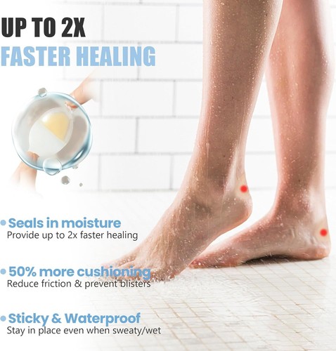 Hydrocolloid Gel Blister Bandages for Feet (22 Count) - photo 3