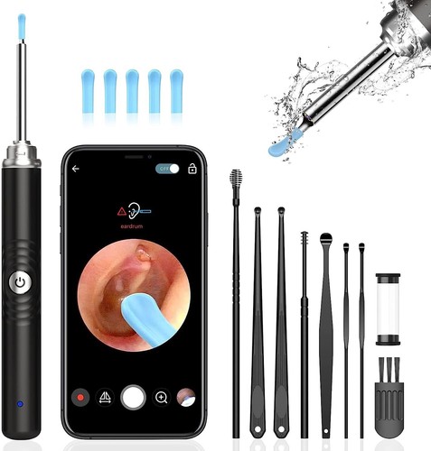 1296P Ear Wax Removal Tool with Camera and 11Pcs Set